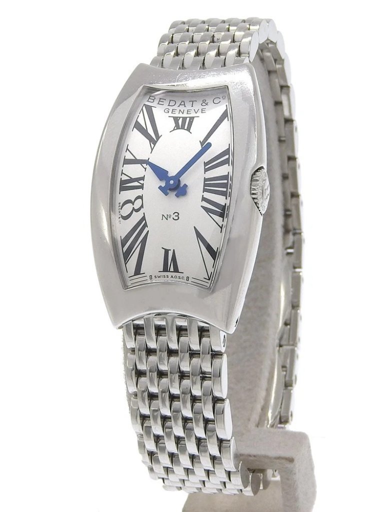 BedatCo No3 Watches 384011600 Silver Whitedial Stainless Steel Quartz
